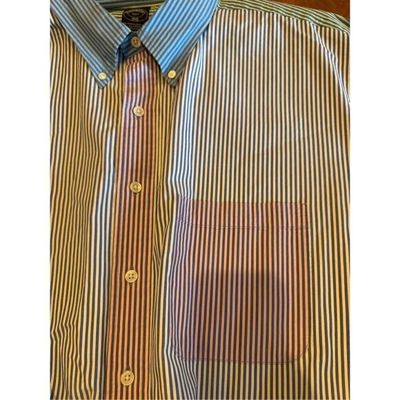 Men’s Brooks Brothers striped button-down shirt, size 2XLT - Picture 2 of 4